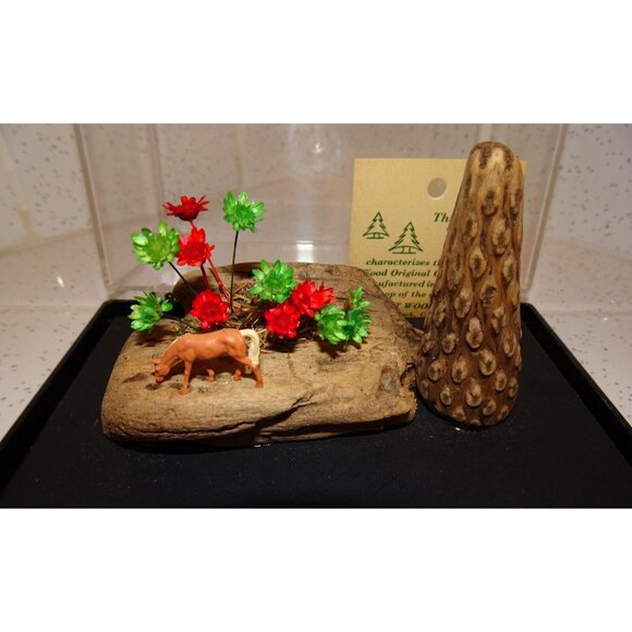 Vintage Craft Wood Original Creations Desert Scene Diorama horse cactus wood - Picture 11 of 16